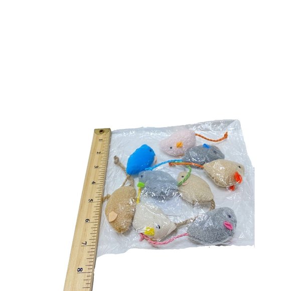 Cat Toys Catnip Infused 9pc Mouse Toys For Cats And Kittens Brand New Cat Toys - Picture 3 of 5